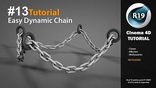 Cinema 4D tutorial - Easy Dynamic Chain