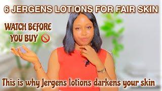 THIS IS WHY JERGENS LOTIONS KEEPS MAKING YOU DARK| BEST JERGENS LOTIONS FOR FAIR SKIN #jergens