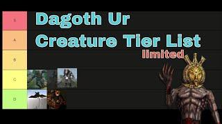 Dagoth Ur Creature Tier List for Morrowind, Oblivion, Skyrim (Select Creatures)