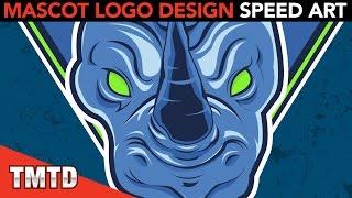 Mascot Logo Design Speed Art Tutorial