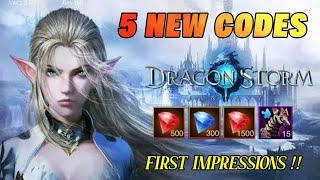 Dragon Storm Fantasy- Gift Codes & Gameplay! First Impression | Dragon Storm Fantasy Codes 2023