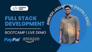 Gammaprep Full Stack Web Development Bootcamp | Live Demo Class