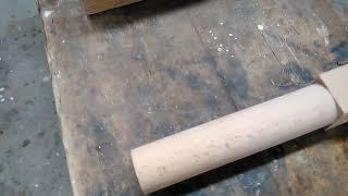 Milling a simple leg on CNC roughing and finishing cylinder