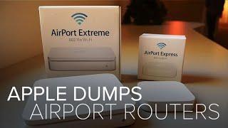 Apple dumps AirPort routers (CNET News)