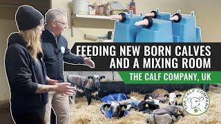 Feeding New Born Calves & A Mixing Room – The Calf Company, UK