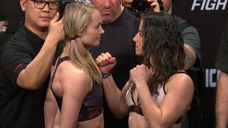 Andrea Lee vs. Maycee Barber - Weigh-in Face-Off - (UFC Fight Night: Vera vs. Sandhagen) - /r/WMMA