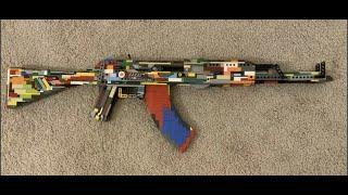 Lego AK-47 by Kevin183 + Mechanism Tutorial