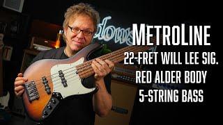 The SADOWSKY MetroLine Will Lee 22-Fret Signature 5-String J/J-Bass | Demo w. Lars Lehmann