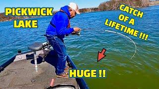 Fishing PICKWICK LAKE below WILSON DAM !!