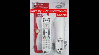 RR D2h-3 Videocon Stb Remote || Remote Controller || AP Electronics Shorts #remote #shorts #ytshorts