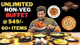 Cheapest Non-Veg Buffet in Hyderabad | 549/- only | Sam Johns Pizza | Hyderabad Local Vocal