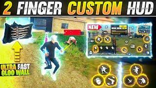 Best Custom HUD 2022 | Free Fire Control Setting 2 Finger | Headshot Setting | Free Fire