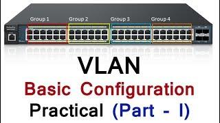 #VLAN Basic Configuration Practical (PART - I ) by Tech Guru Manjit