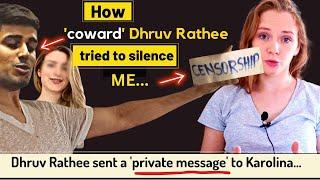 Big update: ‘C0WARD’ Dhruv Rathee tried to ‘silence’ me… | Karolina Goswami