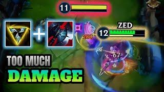 THEY CAN'T HANDLE THE DAMAGE OF THESE TWO ITEMS | ZED WILD RIFT