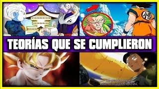 7 TEORIAS DE DRAGON BALL SUPER QUE SI SE CUMPLIERON | ANZU361