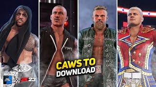 WWE 2K23 CAWs Pack | 15 Awesome Creations To Download NOW! (UPDATED)