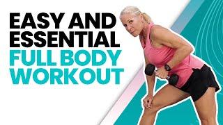 Anti Aging Full Body Home Workout - 20 Mins Easy Muscle Growth