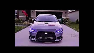 Светодиодные фары lancer x