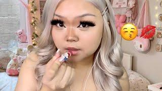 ASMR WLW Chapstick Challenge With Your Bestie (realistic)  (she's secretly in love with you)