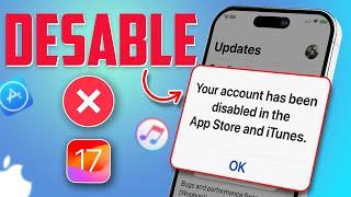 how to Solve your Account has been disabled on App Store on iPhone | Apple ID Disable issues