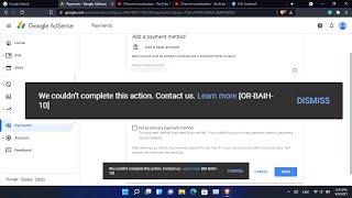 How to Fix Google AdSense Error? [OR-BAIH-10] [OR-BAIH-01] [OR-BAIH-02] [OR-BAIH-04]
