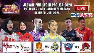 Jadwal Final Four Proliga 2024 Hari Ini Putaran 2  Gor Jatidiri ~ Jakarta Stin Bin Diujung Tanduk