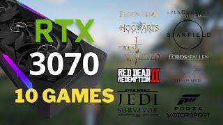 RTX 3070 Test in 10 Games 2024 | 1440p | DLSS | MAXIMUM SETTINGS