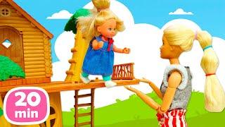 Barbie Puppen Kompilation - Puppen Videos für Kinder. 4 Folgen am Stück. Barbie Geschichten