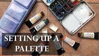 Setting Up A Watercolour Palette - Limited Palette: My Journey