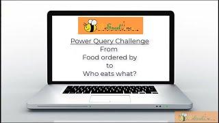 Power Query Challenge by Computergaga - Who eats what (Stacking irregular table) English VO