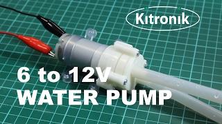 R385 diaphragm pump (6-12V) - Kitronik