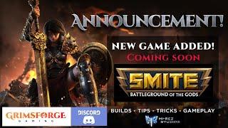 SMITE is coming to Grimsforge Gaming!