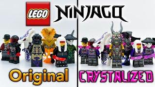LEGO Ninjago Original vs. Crystalized Villians Comparison!