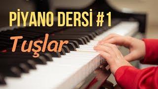 Piyano Dersi #1 - Tuşlar (Yeni Başlayanlar İçin Ücretsiz Piyano Kursu) "Piyano Nasıl Çalınır"