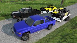 Crown Vic And Impala Team Demolition Derby #2 - BeamNG Drive- Demolition Derby