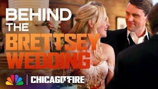 Jesse Spencer and Kara Killmer on the Brettsey Wedding | Chicago Fire | NBC