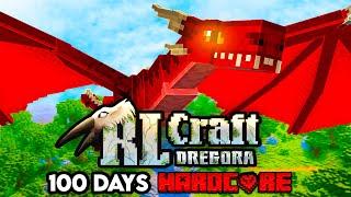 I Survived 100 Days in RLCraft DREGORA in Minecraft Hardcore!