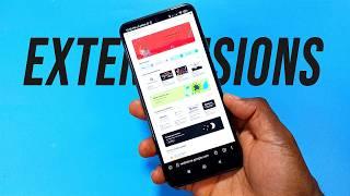 You Can Download Extensions with this Android Browser