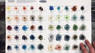 Swatching and rating all 50 of the Schmincke Horadam Supergranulation colours