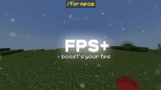 FPS+ A Fps Boost Texture Pack For MCPE 1.19+ | Darkxx