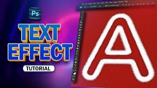 Text Effect in Photoshop - Fur Text Effect Photoshop Tutorial