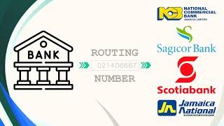 How to find Bank Routing Number in Jamaica - 2022