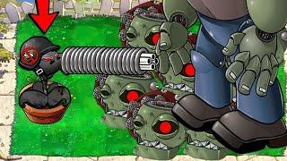 DOOM GATLING PEA vs 99 ZOMBOSS vs ALL ZOMBIES - Plants vs Zombies