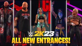 WWE 2K23: AMAZING New DLC UPDATED Entrances! (The Club, Mia Yim, Candice LeRae & More!)