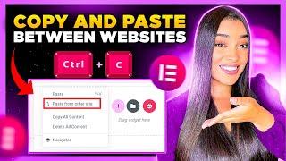 AMAZING! How to Copy Containers/Elements from One Website and Paste into Another with Elementor