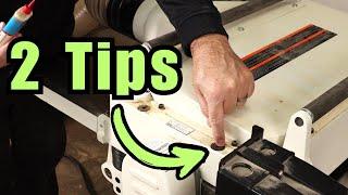 Jet 20" Planer 2 Maintenance Tips