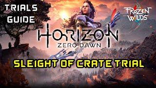 Horizon Zero Dawn - Sleight of Crate Trial (Guide - Blazing Sun) Spurflints Hunting Ground