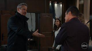 Sonny Doesn't Shake Brennan's Hand After Meeting Him on General Hospital (Dec. 20, 2024)