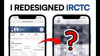 I redesigned IRCTC App! - Product Design | Ansh Mehra